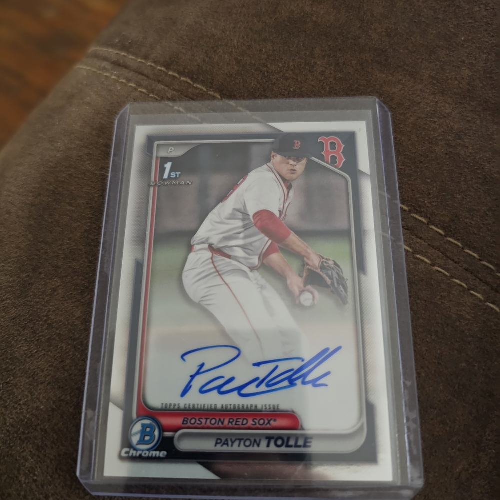 Bowman Chrome 1st Auto Payton Tolle